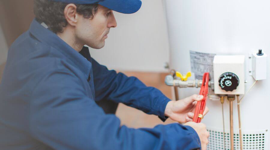 Local water heater installation in Flensburg, MN